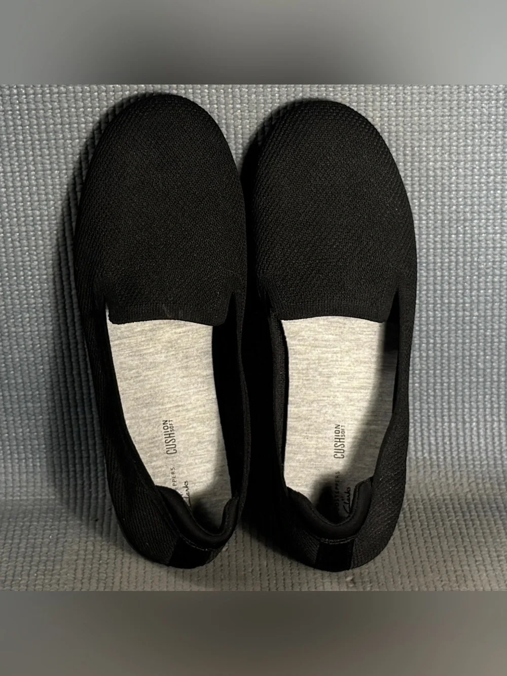 Clarks Cloudsteppers Carly Dream Slip On Black Flats Women’s Size 8.5 Wide